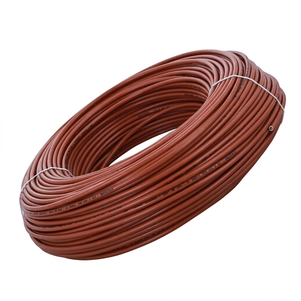 POWER CABLE  2.5 mm - Single (Red) / Brown Everwell