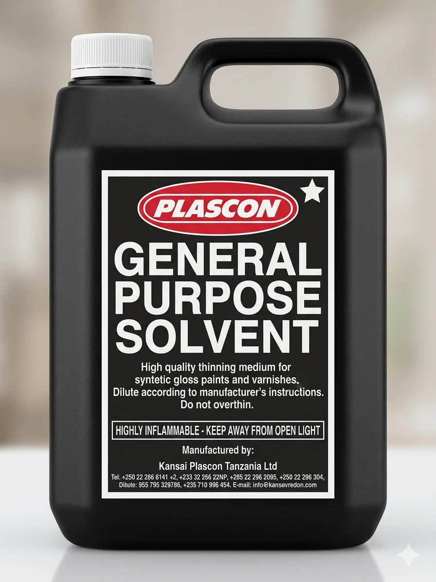 Plascon GP SOLVENT/THINNER 5 Ltr x 1pc