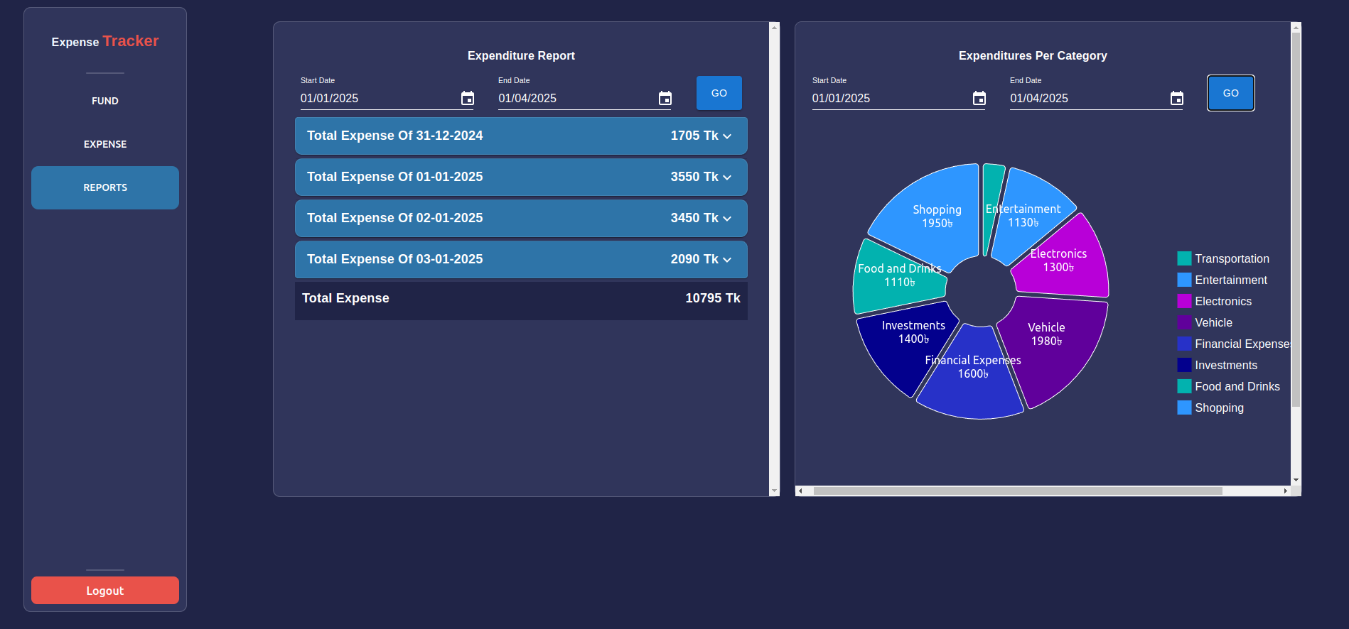 Expense Tracker App 2