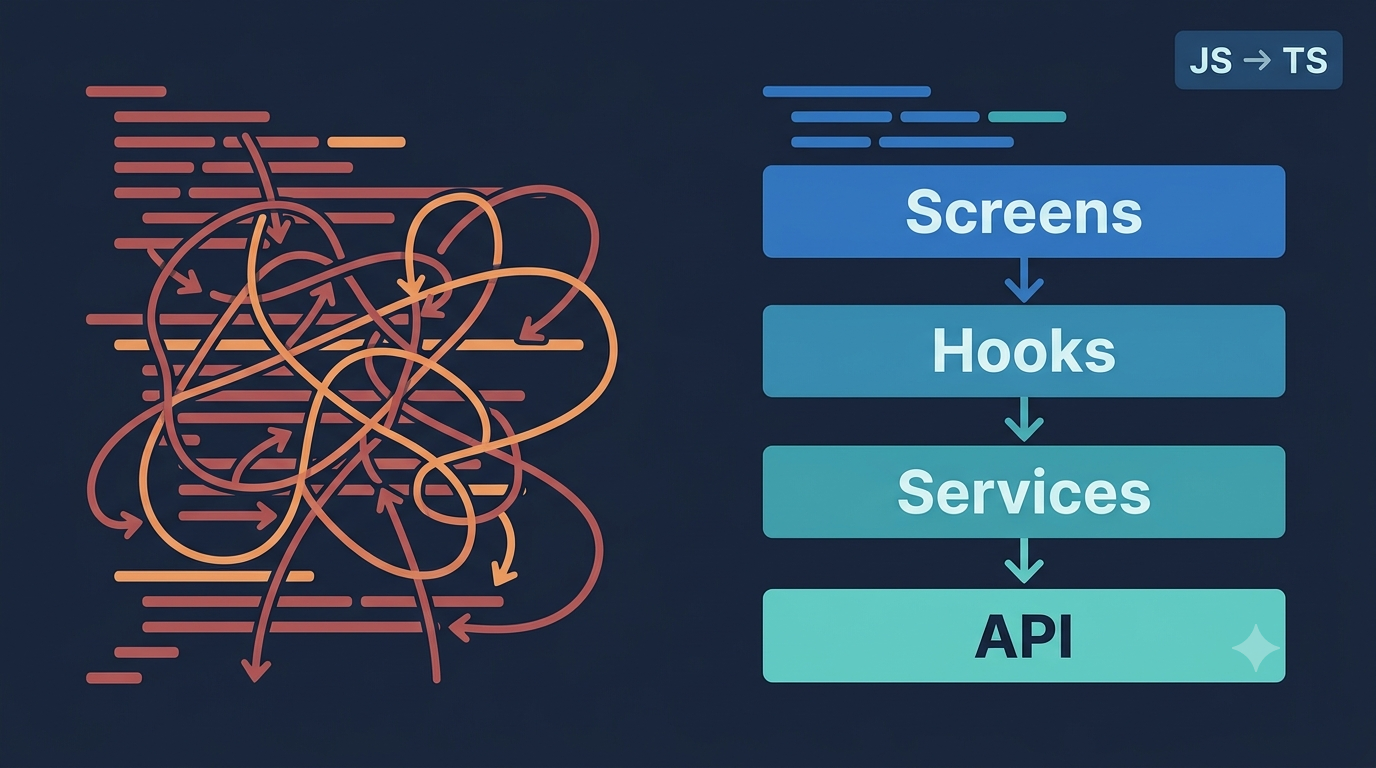From a 1,000-Line JavaScript Screen to Typed, Layered Sanity