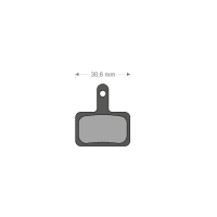 BRENTA Pastiglie Organiche per Impianto DEORE/ALTUS/ORION SHIMANO/TRP/QUAD