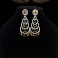 CZ Earrings enhancing the overall sparkle 2
