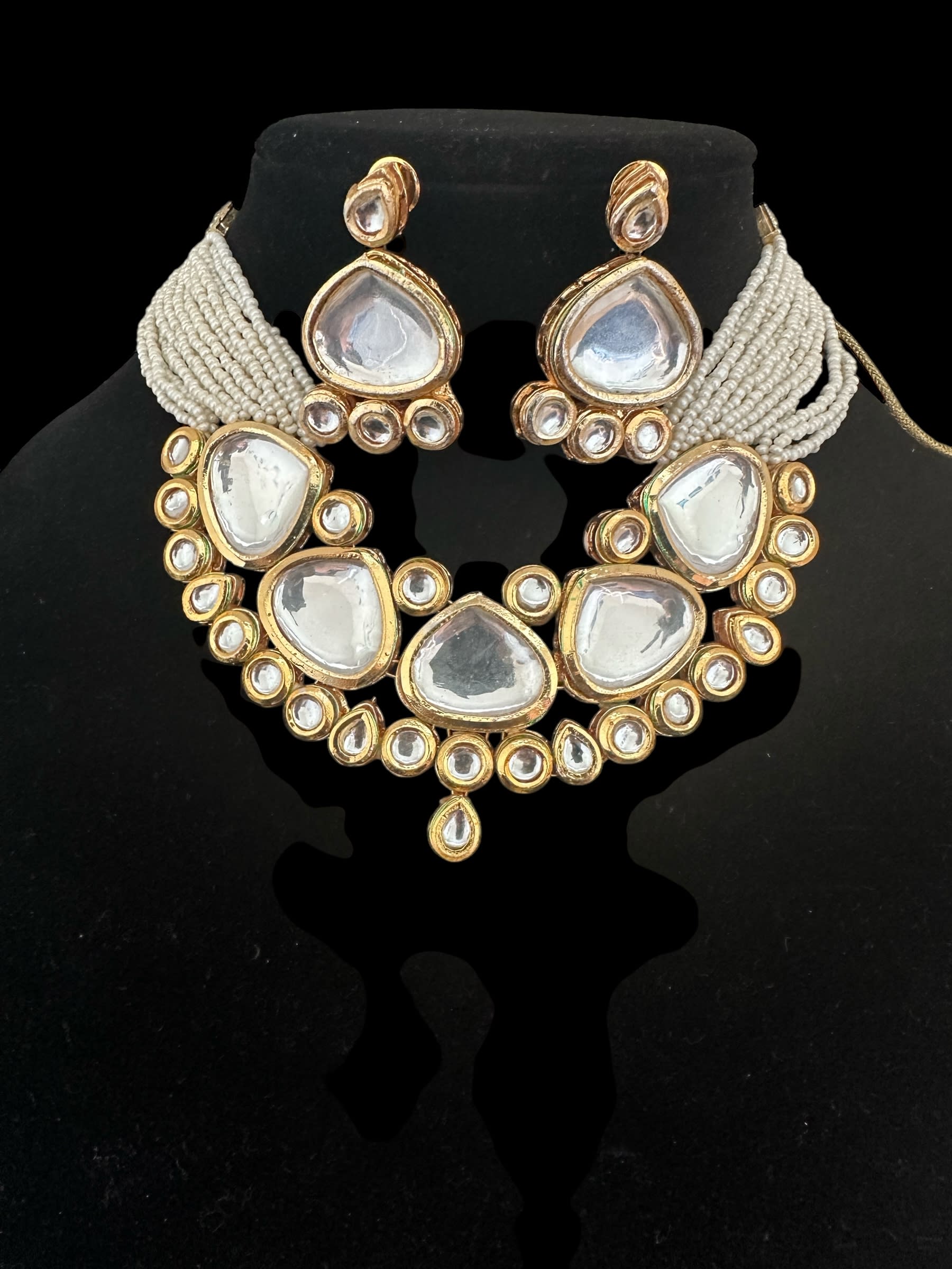 Meenakari Dual Tone Neckset