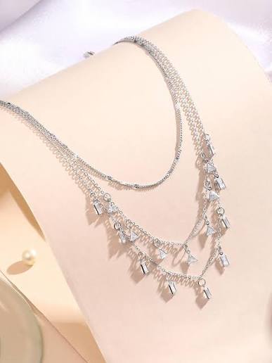 Silver Layered Necklace