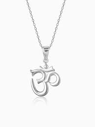 Om Silver Pendant