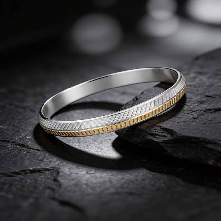 Silver Kada Bracelet