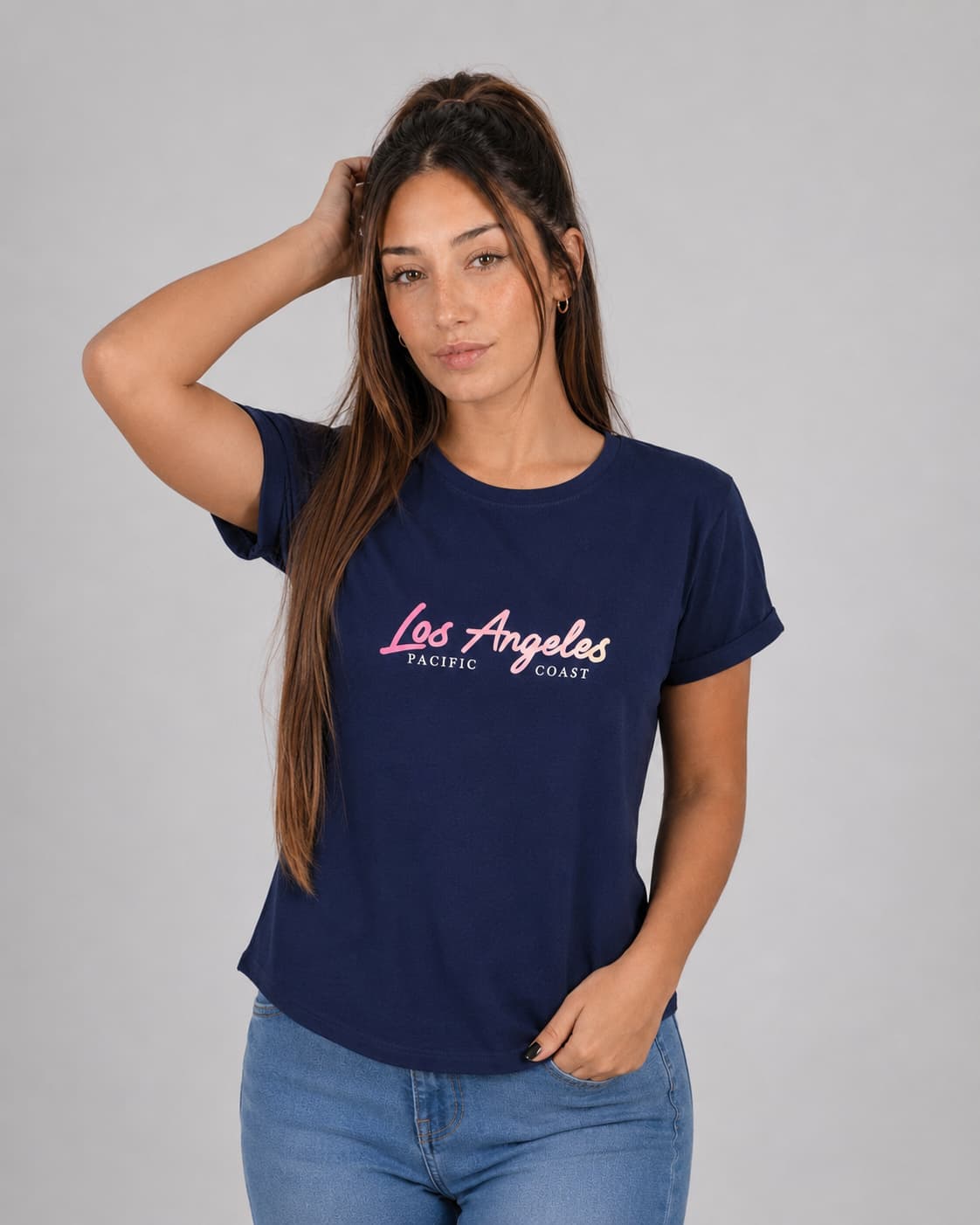 REMERA LOS ANGELES DEGRADE