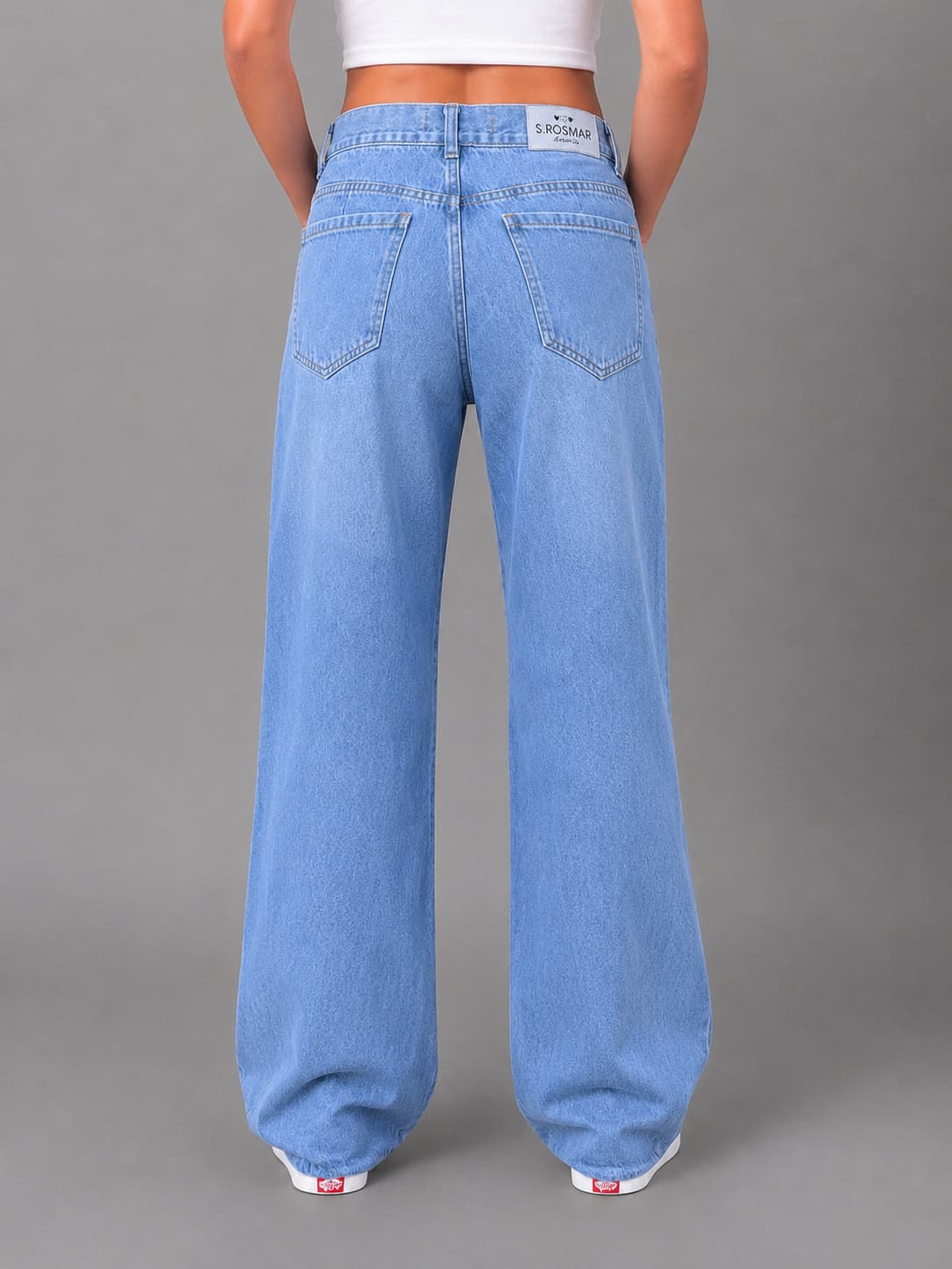 JEAN WIDE LEG ROSMAR ROTURAS foto 2