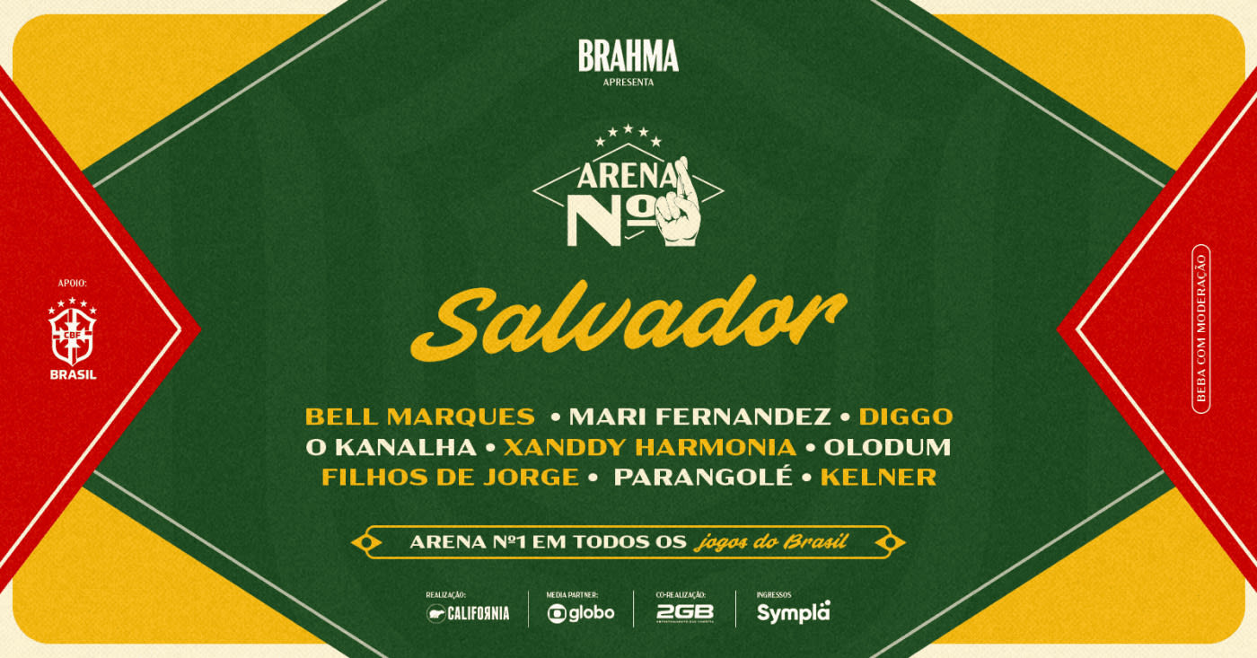 Arena Nº1 em Salvador - Copa do Mundo