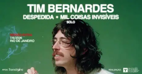 Tim Bernardes Despedida Mil Coisas Invisíveis Data Extra