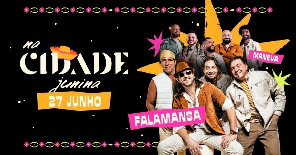 na Cidade Junina Falamansa e Maneva
