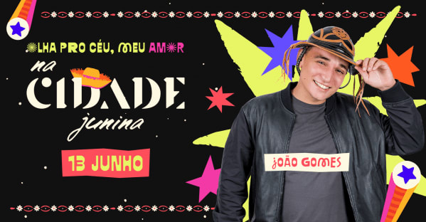 na Cidade Junina João Gomes