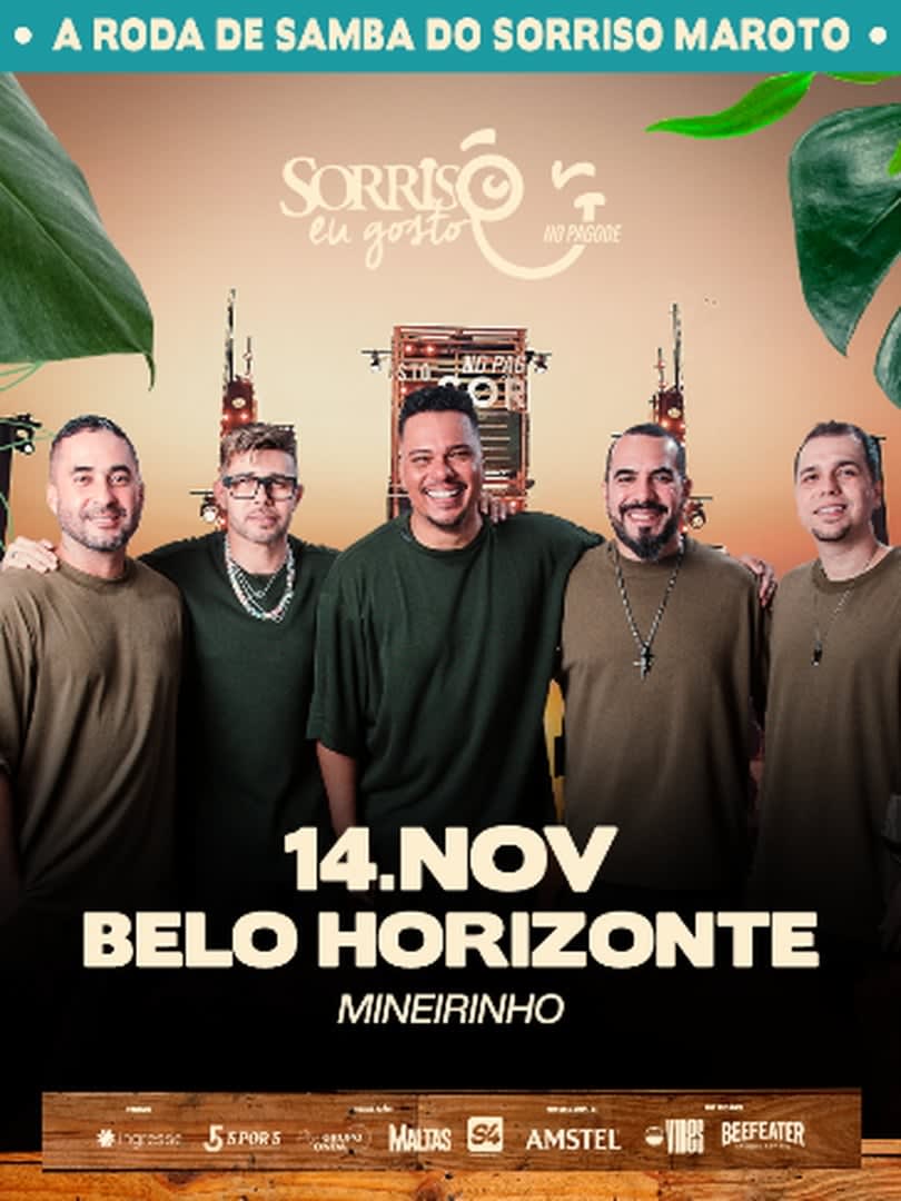 Sorriso Eu Gosto no Pagode - Belo Horizonte