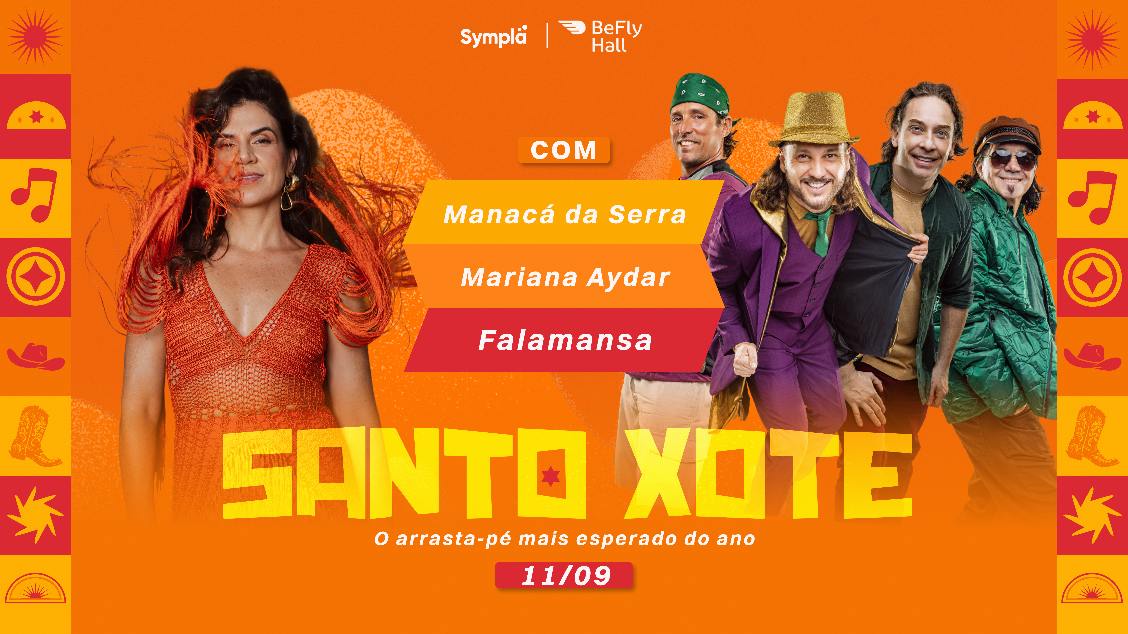 Festival Santo Xote 2026 em Belo Horizonte | Falamansa e Mariana Aydar