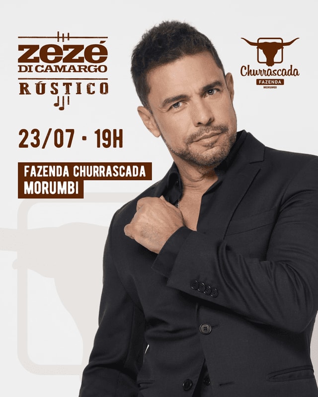 Zezé Di Camargo Rústico na Fazenda Churrascada Morumbi