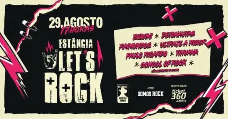 Lets Rock com Biquini, Detonautas, Raimundos, Ultraje, Paulo Ricardo e Tihuana