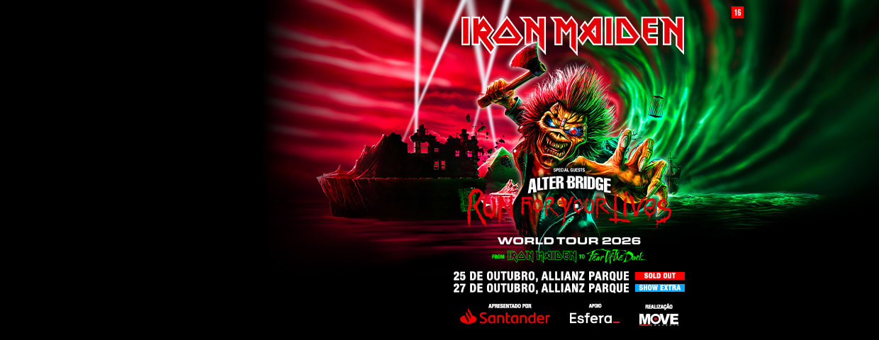 Iron Maiden - Run For Your Lives World Tour 2026 - SP Extra