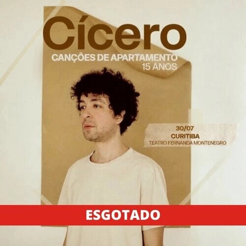 CÍCERO | Canções de apartamento - Turnê 15 anos