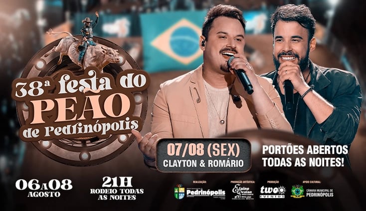 Clayton e Romário - 38ª Festa do Peão de Pedrinópolis