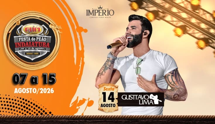 Gusttavo Lima - Faici Festa do Peão de Indaiatuba 2026