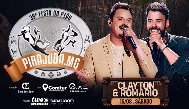 Clayton e Romário - 39ª Festa do Peão Pirajuba