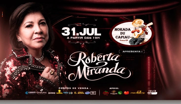 Roberta Miranda na Morada Du Capiau
