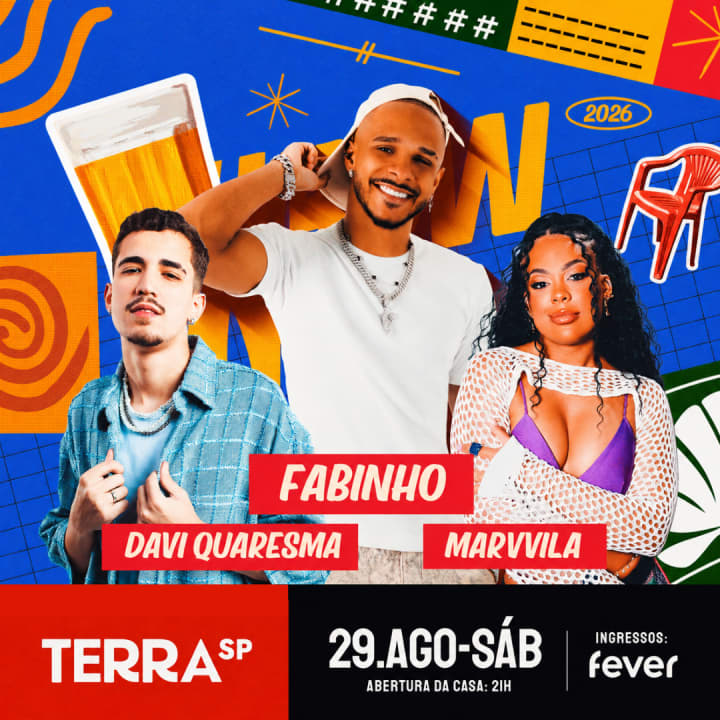 Show do Fabinho, Marvvilla e Davi Quaresma no Terra SP