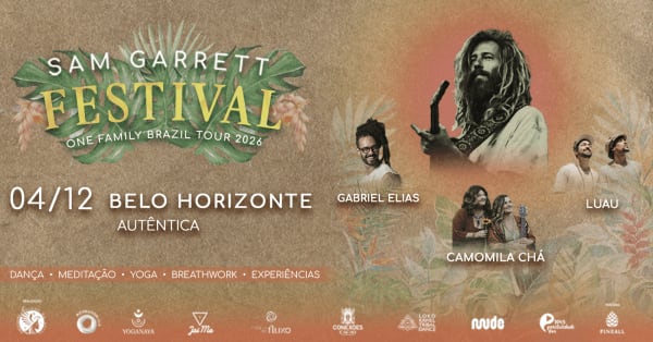 Sam Garrett Festival - Belo Horizonte - 04 de Dezembro - One Family Tour Brazil 2026