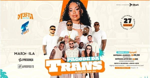 Pagode da Trans - Marvvila - Diproposito - Grupo Presença Palco Principal no Musta