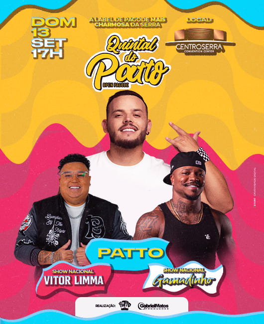 Quintal do Patto - Show Gamadinho e Vitor Limma em Lages