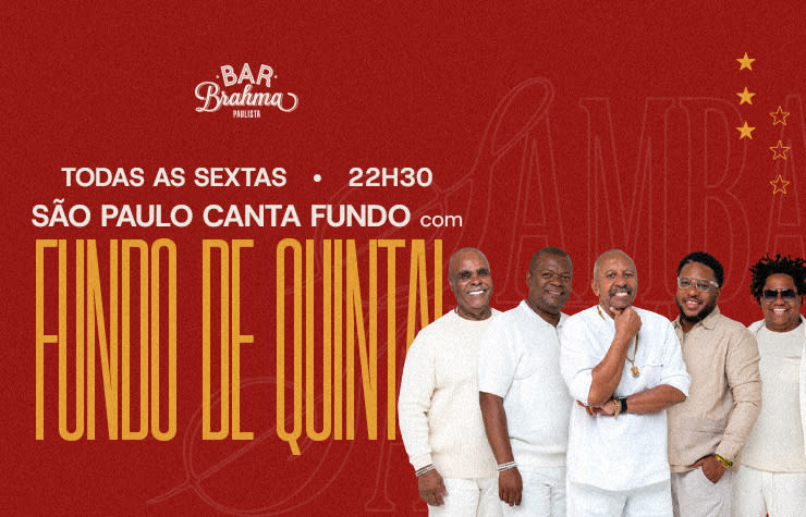 Bar Brahma Paulista Apresenta: São Paulo canta Fundo com Fundo de Quintal