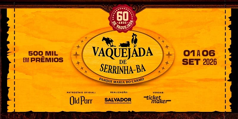 Vaquejada De Serrinha - SÁBADO|05 SET