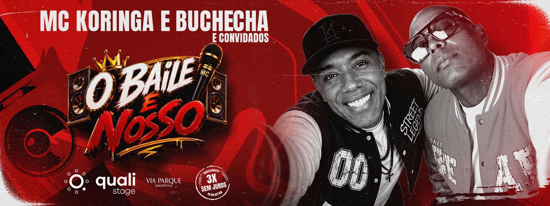 O Baile é Nosso no Qualistage | Rio de Janeiro | 31/10/2026
