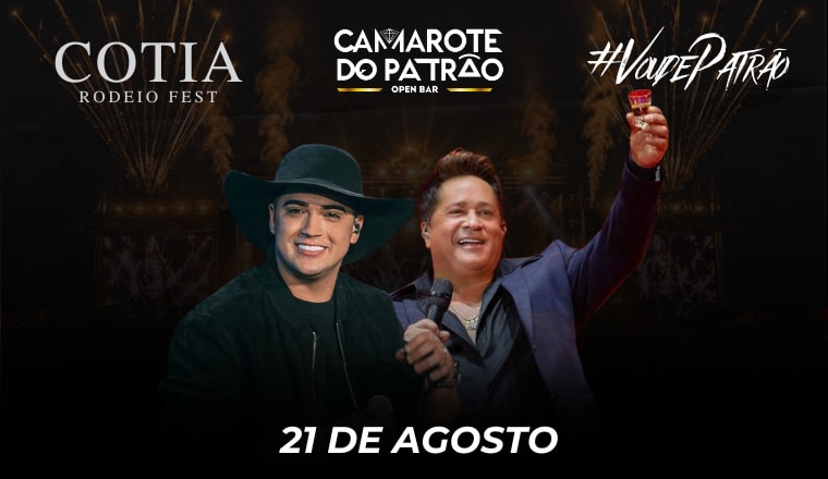 Natanzinho Lima + Leonardo - Camarote do Patrão: Cotia Rodeio Fest