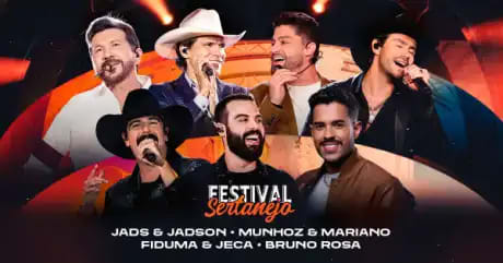 Festival Sertanejo com Jads & Jadson, Munhoz & Mariano, Fiduma & Jeca e Mais