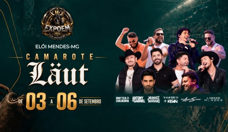 Munhoz e Mariano - Camarote Laut - 16ª Expoem 2026