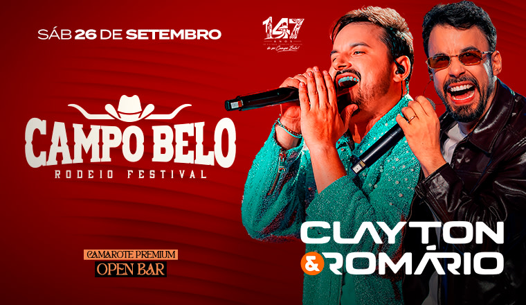 Clayton e Romário - Campo Belo Rodeio Festival 2026