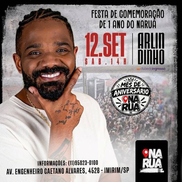 Arlindinho Mês de Aniversário NaRua
