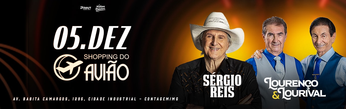 SÉRGIO REIS E LOURENÇO E LOURIVAL- Shopping do Avião | 05/12