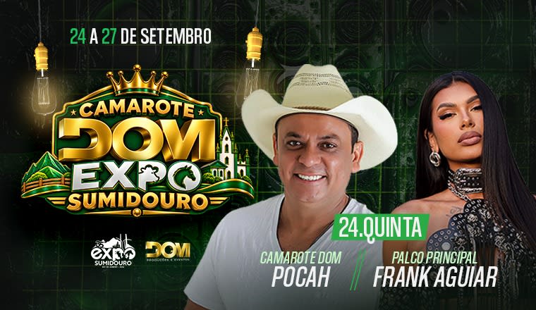 24.09 Quinta-Feira Camarote Dom - 35ª Expo Sumidouro 2026