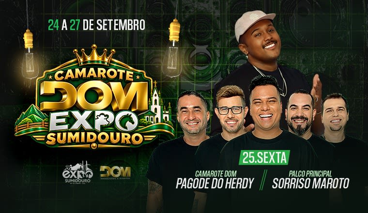 25.09 Sexta-Feira Camarote Dom - 35ª Expo Sumidouro 2026