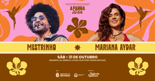 Mestrinho e Mariana Aydar | A Farra Tá On