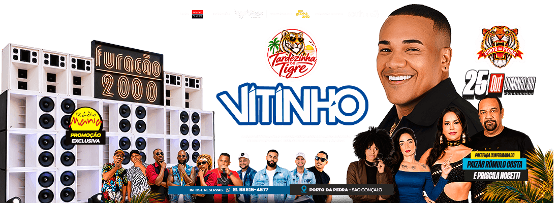 Tardezinha do Tigre - Vitinho + Furacão 2000 + Convidados