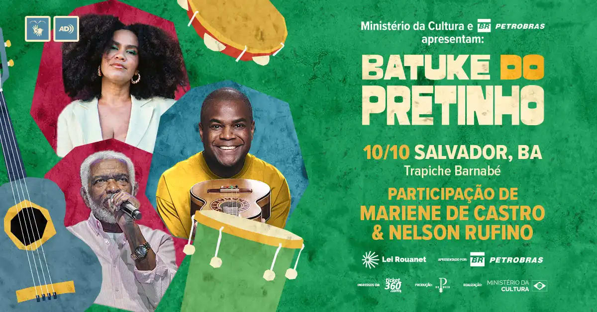 Batuke do Pretinho com part de Mariene de Castro e Nelson Rufino