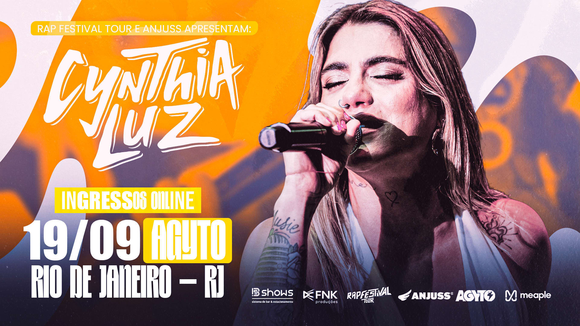 Cynthia Luz no Rio de Janeiro
