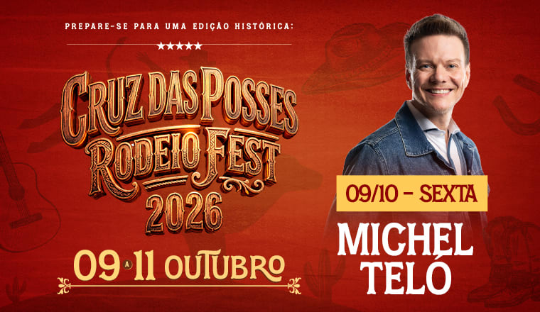 Michel Teló - Cruz das Posses Rodeio Fest 2026