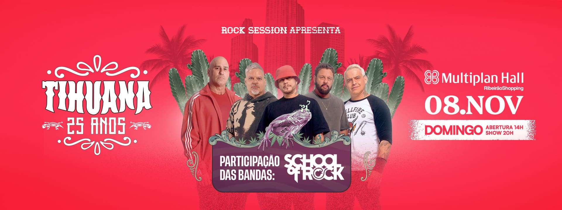 Tihuana 25 anos com School of Rock