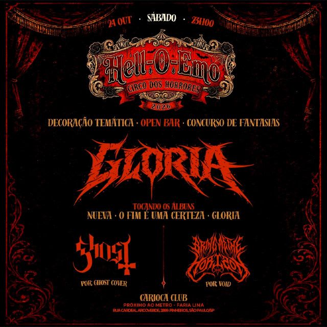 Hell-O-Emo Festival 2026 - Circo Dos Horrores