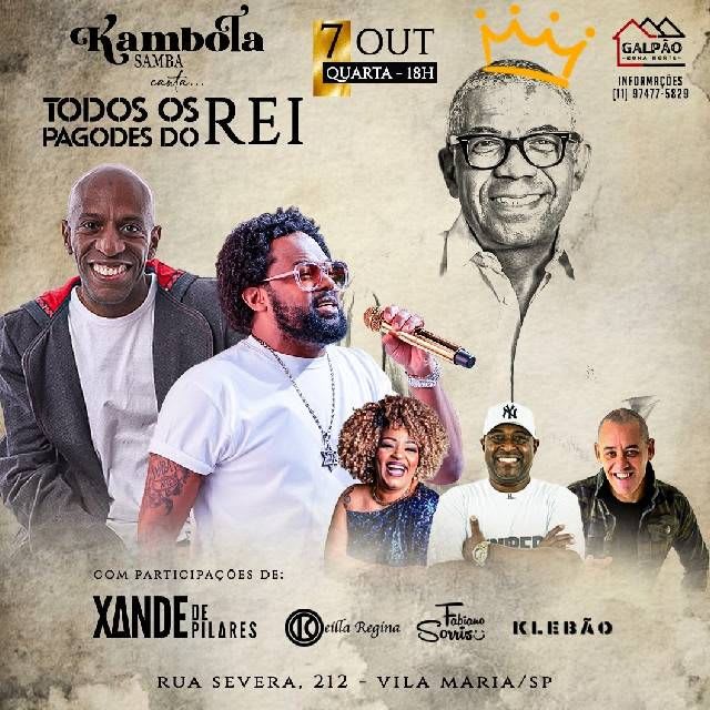 Todos os Pagodes do Rei convida Xande de Pilares