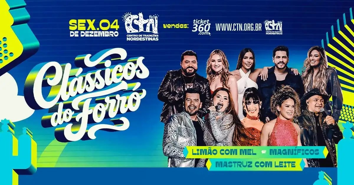 Clássicos do Forró, Limão com Mel, Magníficos e Mastruz com Leite